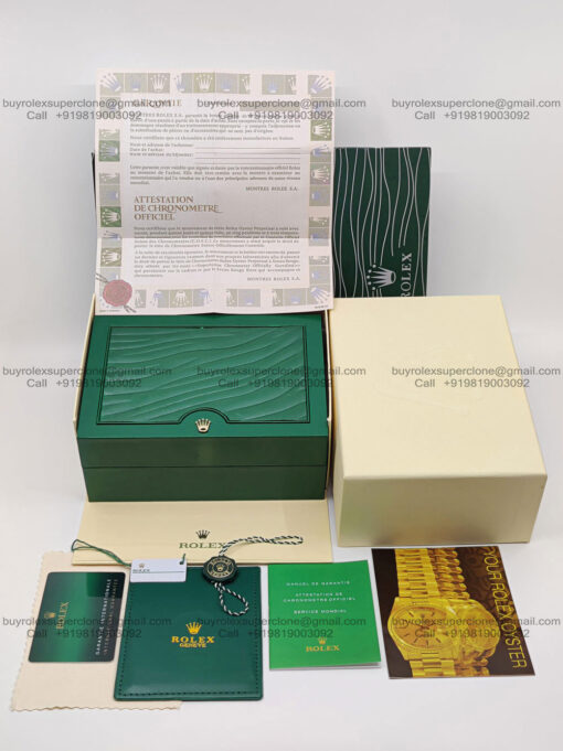 Rolex Box with Documents and Warranty Card