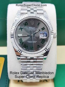 1:1 Rolex datejust 41mm wimbledon dial super clone replica watches