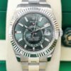 rolex sky dweller green dial
