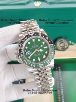 rolex gmt master 2 sprite green dial