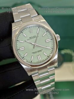rolex op pistachio