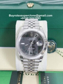 Rolex Datejust Wimbledon dial smooth bezel