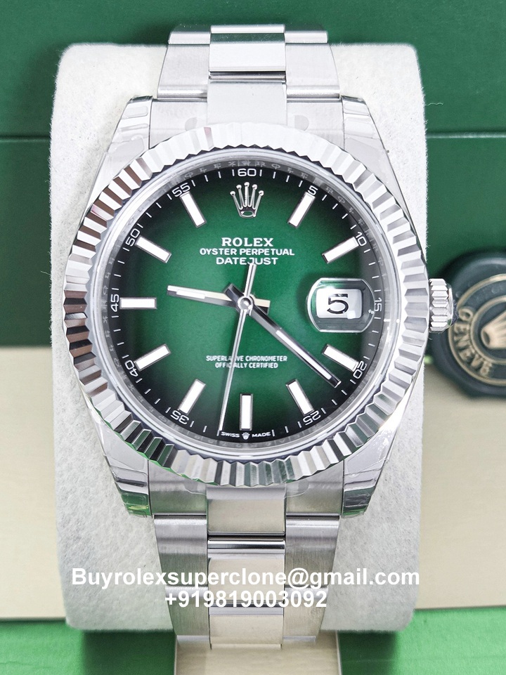 Rolex Datejust green ombre dial replica watch USA
