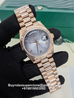 rolex daydate grey ombre dial replica