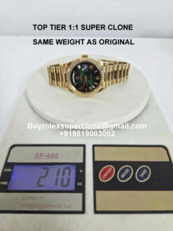 Rolex Day Date yellow gold weight