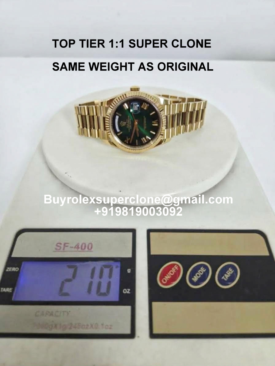 Rolex Day Date yellow gold weight