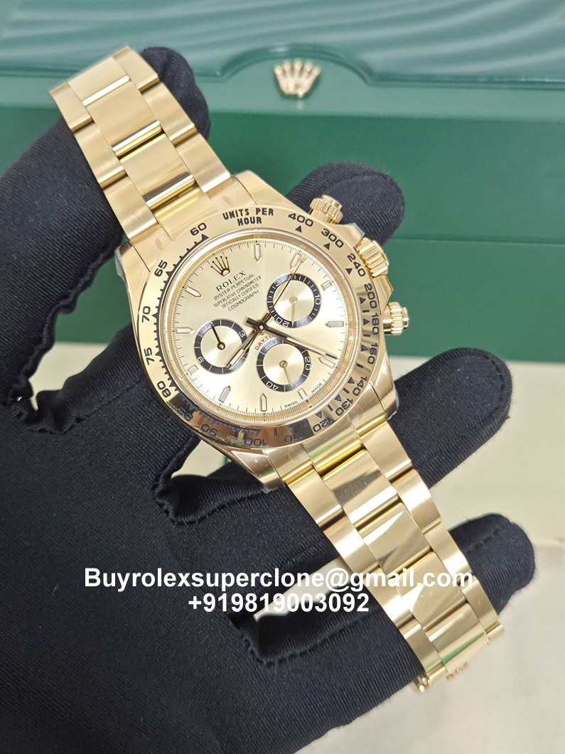 Rolex Daytona champagne dial watch