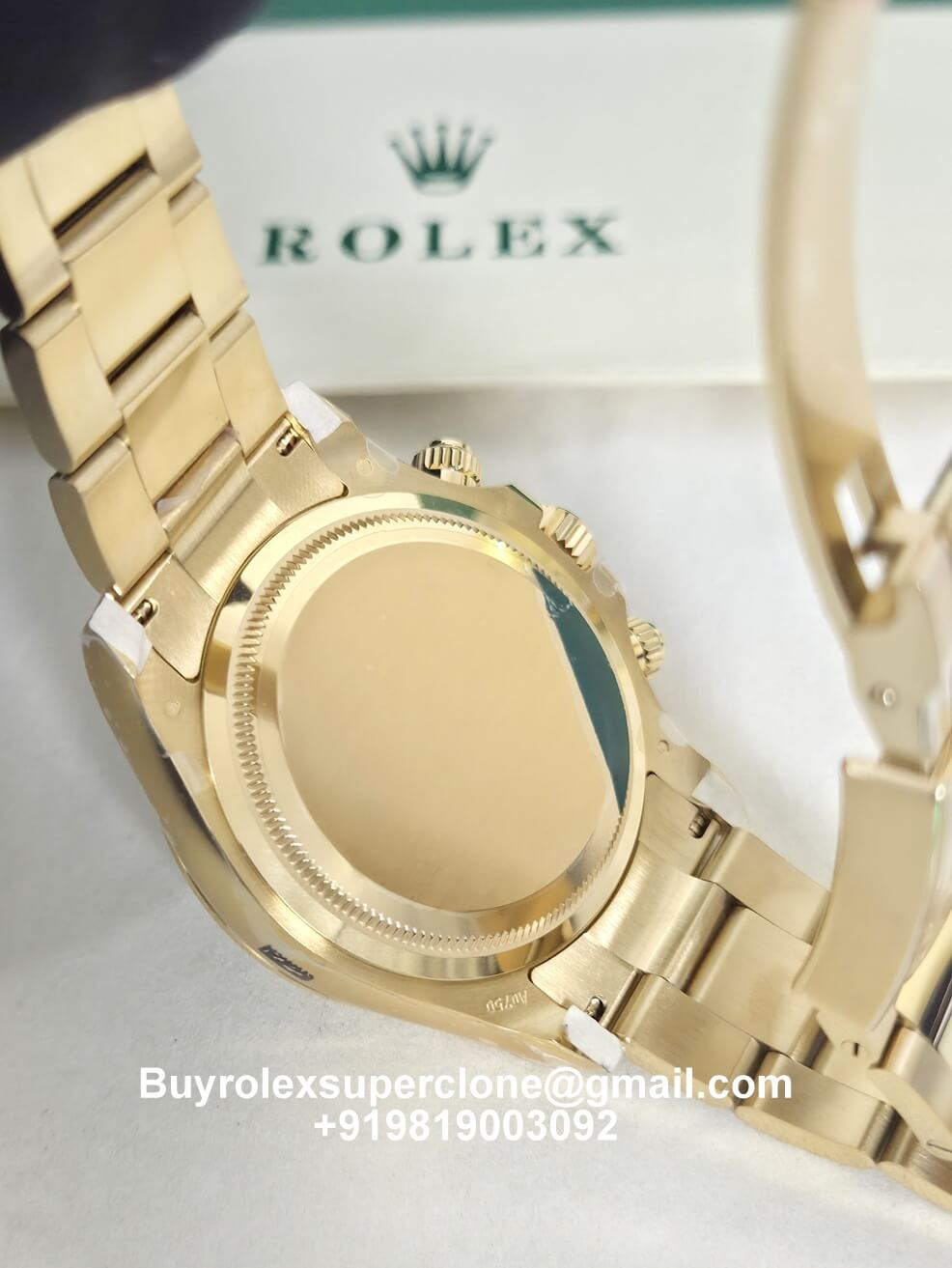 rolex daytona gold gain weight super clone watch