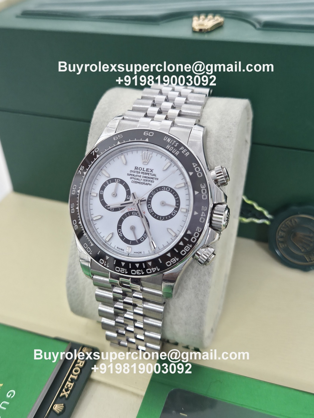 Rolex Daytona in jubilee bracelet
