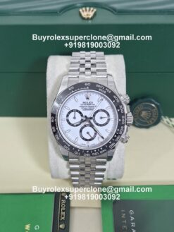 custom made Rolex Daytona Panda jubilee bracelet