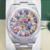 Rolex OP multicoloured dial watch
